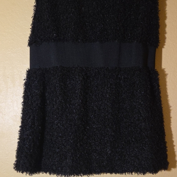 Mind Code Black Fuzzy Vest with Silver Buckle - Picture 6 of 6